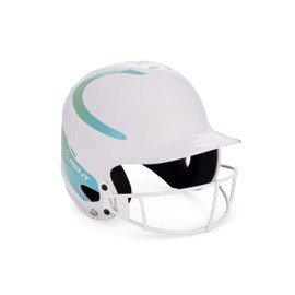 RIP-IT | Vision Classic Softball Batting Helmet 2.0 | Lime & Aqua Ombre | Lightweight Women's Sport Equipment