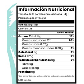 PALMco Aceite de Coco Extra Virgen 850mL | 100% Puro | Prensado en Frío | Sin Refinar | Grado Alimenticio | Para Cocina, Repostería, Café, Piel y Cabe