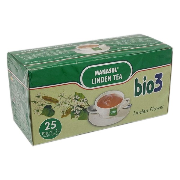 Manasul Linden Tea 25 Bags - Te De Tilo