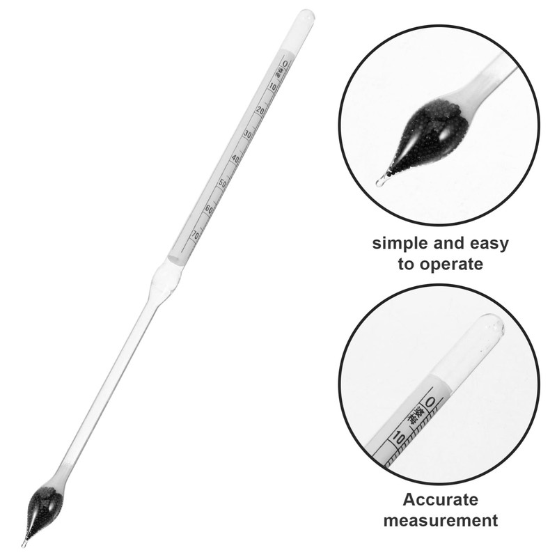Alipis 2pcs Salt Hydrometer Scale Accurate Liquid Measurement Gauge for