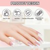 Naughtology Silicon Practice Hand for Acrylic Nails, Realistic Fake Hand