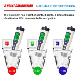 5 in 1 Professional Multi-parameter Combo Testing Meter PH/EC/TDS/Salinity/Thermometer Digital Multi-Function Tester Water Quality Tester