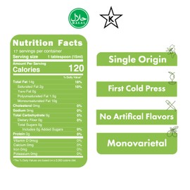 Firma First Cold Pressed Extra Virgin Olive Oil With Rosemary, Single Origin Unblended & Unfiltered Tunisian EVOO, 250 ML