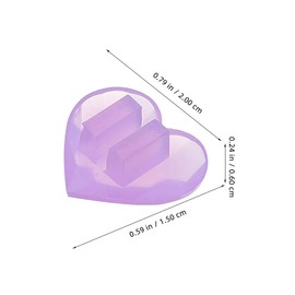 Happyyami 30pcs Spoke Decoration Purple Spokes for Bicycle Bicycle Wheel Lights Wheel Beads Bicycle Wheel Accessories Love Bicycle Spoke Beads Clip Beads Plastic