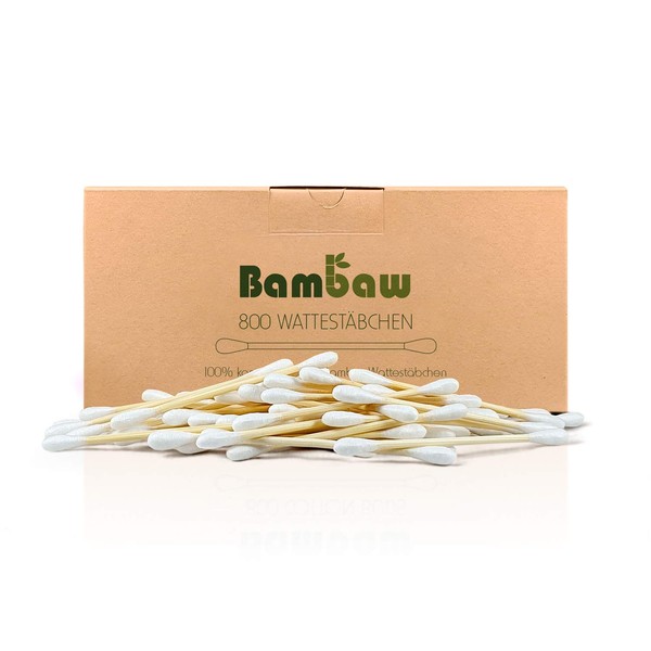 800 Bamboo Cotton Buds Q Tips Without Plastic Cotton Buds Wood Ear Sticks Bamboo Zero Waste Products Cotton Buds Bamboo Environmentally Friendly Products Ear Sticks Wood Bamboo Bamboo Buds