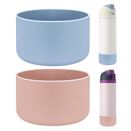 HEYSKAY 2PCS Silicone Boot for Owala Flask Water Bottle 32oz Anti-Slip Protective Sleeve for Owala Twist,FreeSip and Flip Stainless Steel Water Bottle BPA-Free Boot Bottom Base