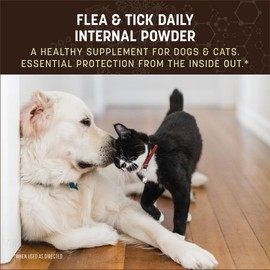 Earth Animal Apothecary - Flea & Tick - Daily Internal Powder Supplement - for Dogs and Cats - 1 lb.