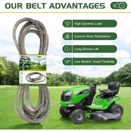 Youxmoto Lawn Mower Traction Drive Belt 1/2"x92" Made with Kevlar for Ariens 21546080, AYP 130969 532130969, Poulan 532130969, Snapper 704426