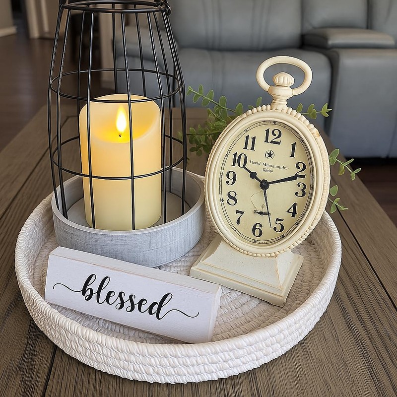 Lezonic Rechargeable Flickering Flameless Candles Battery Operated with Remote and