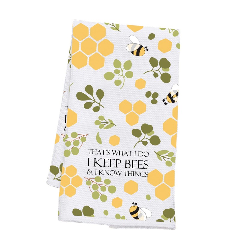 BDPWSS Bee Kitchen Towel Bee Lover Gift That’s What I