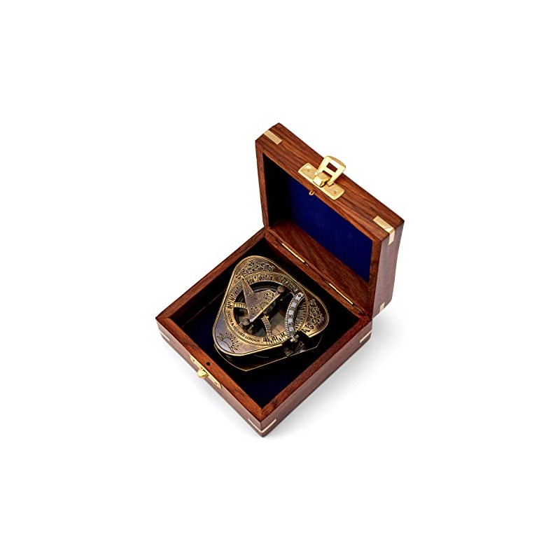 NKlaus Roger's Rangers 11680 Sundial Compass Antique Brass Replica 8