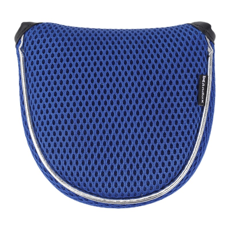 Andux Mesh Mallet Putter Cover Golf Putter Head Covers Blue,