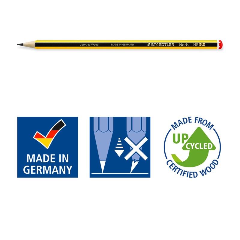 STAEDTLER 120 BK12P1 special pack of 12 Noris HB pencils