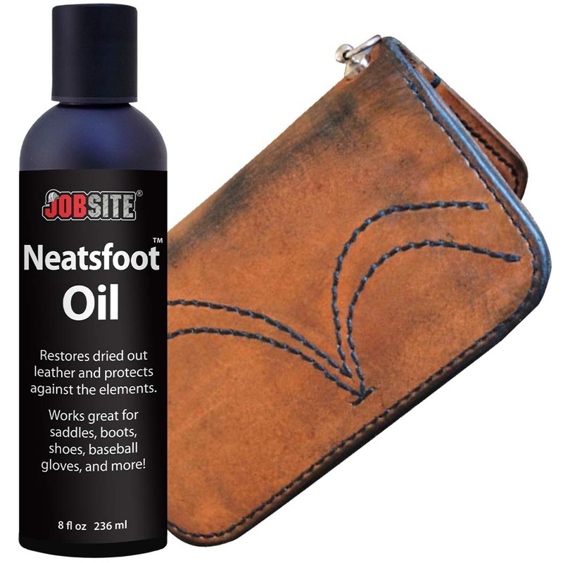 JobSite Prime Neatsfoot Oil Leather Waterproof Compound, 8oz