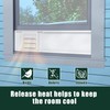 Flehomo Dryer Vent Window Kit, Include Dryer Vent Cover with