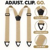Men’s Work Suspenders for Trousers – 1.5-Inch Wide Adjustable Elastic