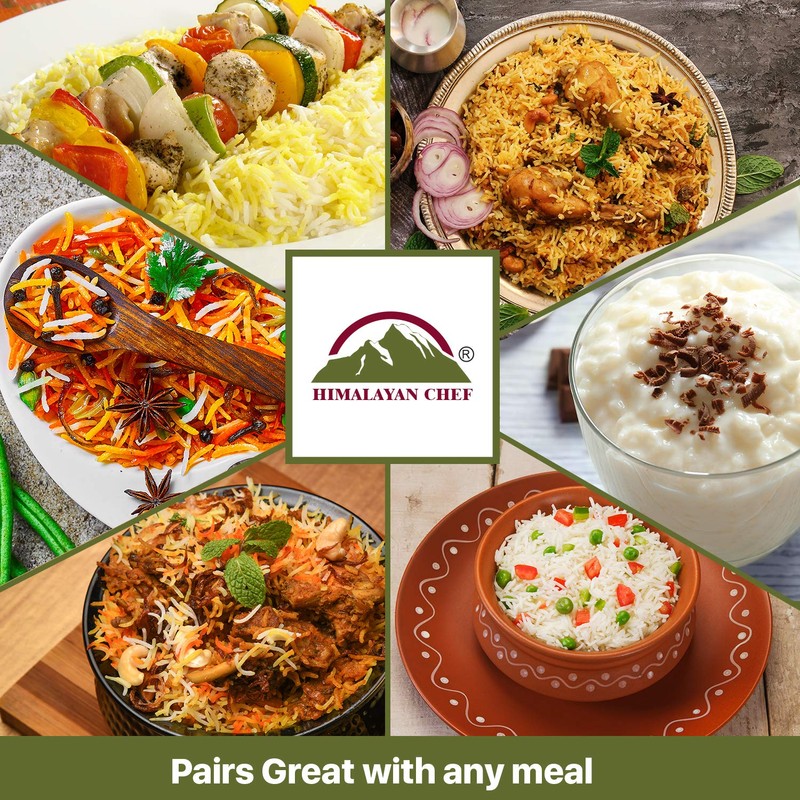 Himalayan Chef 5569 White Basmati Rice, (Pack of 2), 2