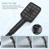 Rain Shower Head with Handheld Spray Combo Set, Adjustable 12"