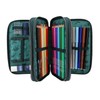 Depesche 11757 Dino World Danger-Filled 3-Compartment Pencil Case with Trex