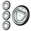 Jamiikury 4Pcs D-Ring Tie Down Anchors, 4 Inch Heavy Duty
