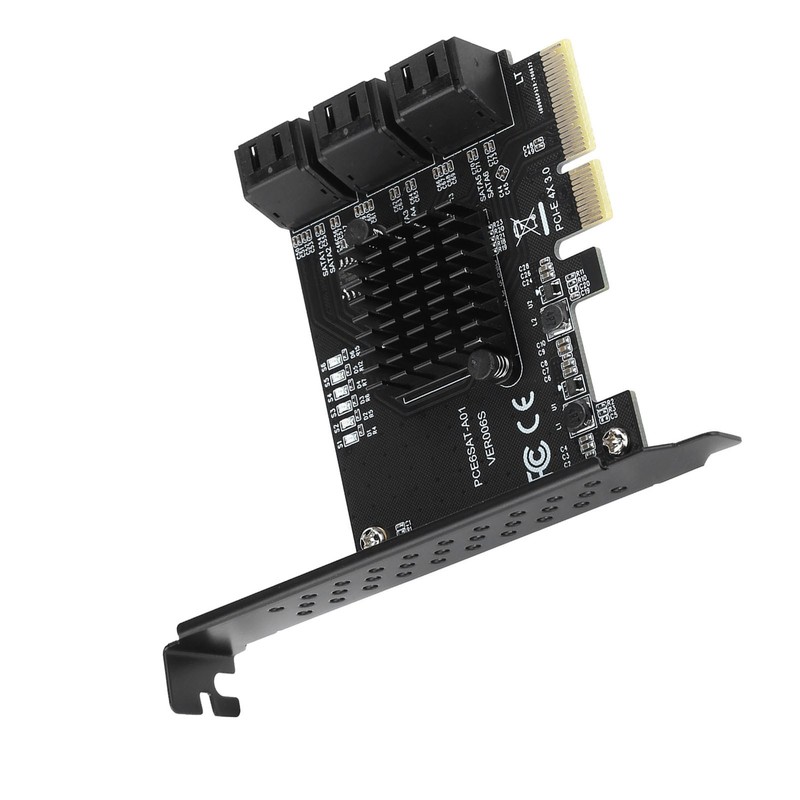 Expansion Card PCIE to 6Port SATA3.0 Hard Disk 6G PCIE3.0