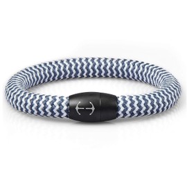 Sailing Rope Bracelet Braided Nautical with Magnetic Closure Rope Bracelets Maritime Surfer Bracelet Galeara Nau, Nylon, stainless steel
