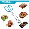 MSY BIGSUNNY Stainless Steel Scissor Tongs Heavy Duty Cooking Tongs