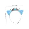 FOMIYES Cat Ears Headband Cat Ear Headband Glitter Sequin Animal