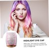 Baluue 6pcs Hair Coloring Highlighting Kit Highlight Cap Hooks Set