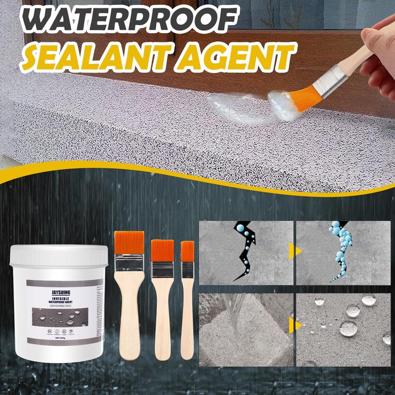 84 OZ (2400g) Jaysuing Invisible Waterproof Agent, Waterproof Sealant, Transparent