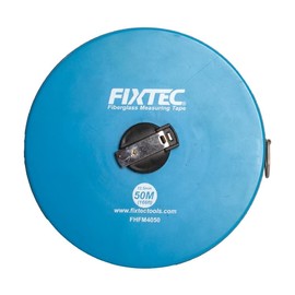 FIXTEC Measure with Ease and Accuracy Fiberglass Measuring Tape 50m*12.5mm Long Fiberglass Measuring Tape, Gauge Measure Ruler Tools for DIY or Building Requirements Surveyors and Engineers Site