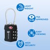 Double Dragon 1-Pack TSA Approved Suitcase Locks | Strong Shackle,