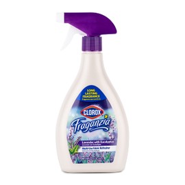 Clorox Fraganzia Refresher Spray 22oz Lavender w/Eucalyptus | Multi-Use Fabric Refresher Spray in Lavender + Eucalyptus Scent | Fabric Spray, Room Freshening Spray