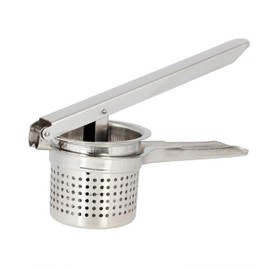 TrueCraftware- 10" Stainless Steel Potato Ricer- Heavy Duty Stainless Steel Potato Masher and Ricer Kitchen Tool Press and Mash Kitchen Gadget For Perfect Mashed Potatoes