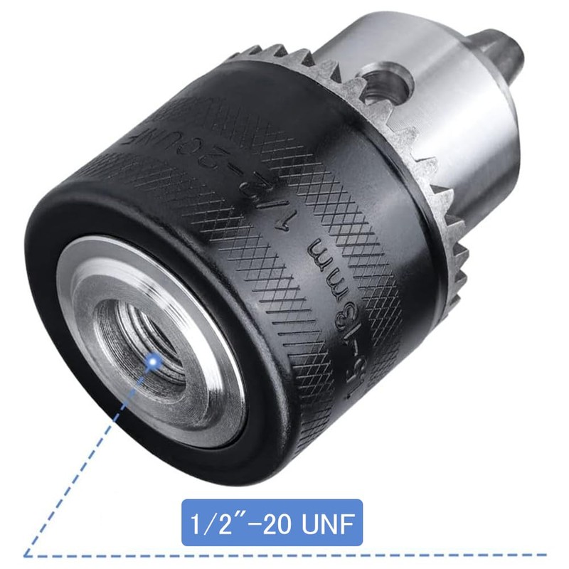 Drill Chuck 1.5-13mm SDS Plus Rotating Chuck 1/2-20UNF (12.7mm) with