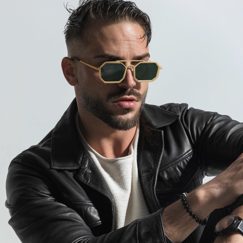 Dollger Pilot Sunglasses for Men and Women with Adjustable Hinge