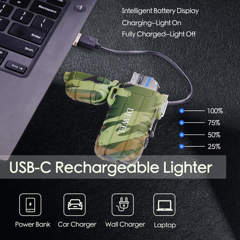 360 Flex Electric Candle Lighter, Plasma USB-C Rechargeable Arc Lighter,