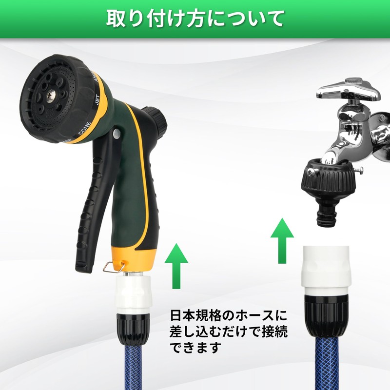 TheFitLife Sprinkler Nozzle Car Wash Nozzle Hose Head Shower Head