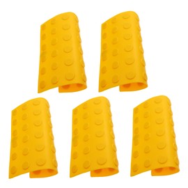 SOLUSTRE 5pcs Blind Brick Blind Road Sticker Warning Pad with Raised Tactile Paving Tile Blind Paving Tiles Outdoors Stickers Textures Blind Board Decor Floor Sticker PVC Blinds Background