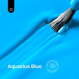 Beetles Blue Gel Nail Polish, 1 Pcs 15ml Bright Blue Gel Nail Polish, Navy Blue Nails Polish Soak Off Nail Art Manicure Salon Home DIY Design Uv Nail Lamp Needed Summer Gift for Women