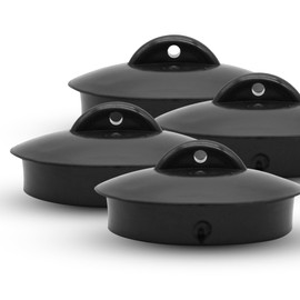 DOJA Barcelona Sink Stopper for Kitchen, Sink, Sink, Pack of 4, Universal Plugs, Diameter 46 mm, Kitchen Accessories, Rubber Plug for Shower, Drain, Bathtub, Sink