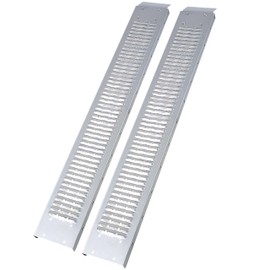 69" L Loading Ramps, 960lbs Capacity Loading Ramps for Pickup Trucks, Steel Motorcycle Ramp, Dirt Bike Ramp for Truck, Lawn Mower, Snowblower, ATV, Quad, Pack of 2,with 4pcs Pedal