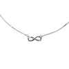 Maya's Grace Infinity Necklace - Elegant Gold & Silver Design