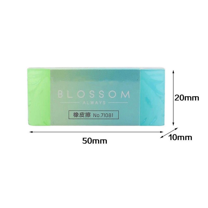Eterspr 10 x Jelly Colouring Pencil Eraser, Gradient Jelly Eraser,