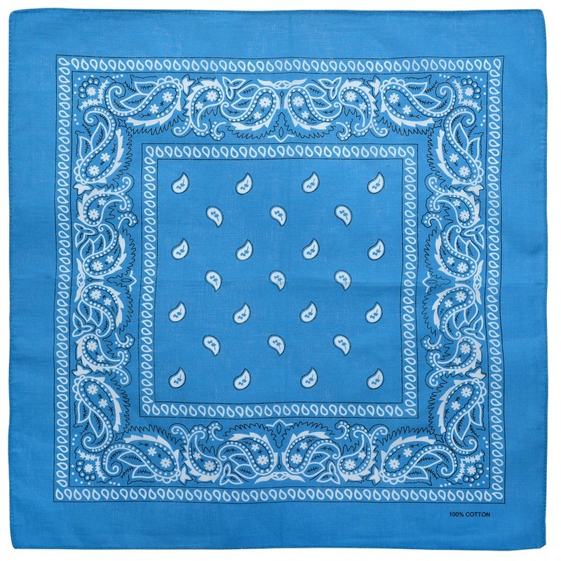Miobo Bandana, Head & Neckerchiefs, 100% Cotton, One Size 55