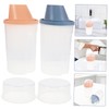Gatuida 2Pcs Refillable Shampoo and Soap Storage Bottles Durable Laundry