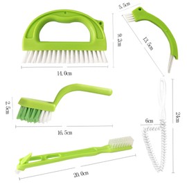 Joint Brush for Bathrooms, Kitchens and Household – Effectively Cleans Joint Tiles and Removes Mould Surfacely, 5 Brushes Included