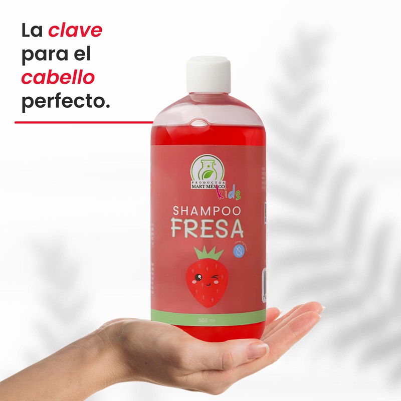 Shampoo De Fresa Kids Cero Lágrimas Productos Mart Mexico 500