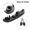 Camotokiit 2 Pack Side Marker Pigtail Connector Harness Compatible with