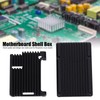 Motherboard Shell Box Black Aluminium Alloy Fit for RaspberryPi 3